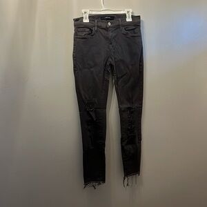 J Brand grey skinny jeans
